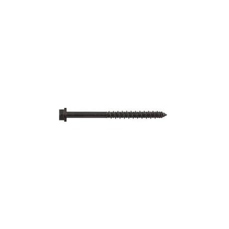 Dewalt Concrete Screw Anchor, 1/4" Dia., Hex Washer, 4" L, Carbon Steel Bronze Stalgard, 500 PK DEW DFM2ELE465
